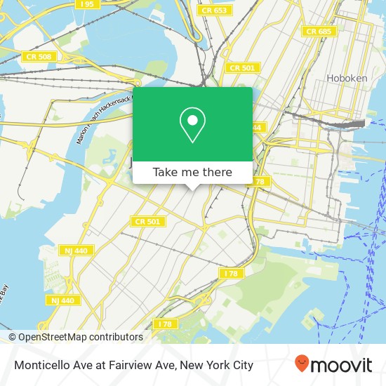 Mapa de Monticello Ave at Fairview Ave