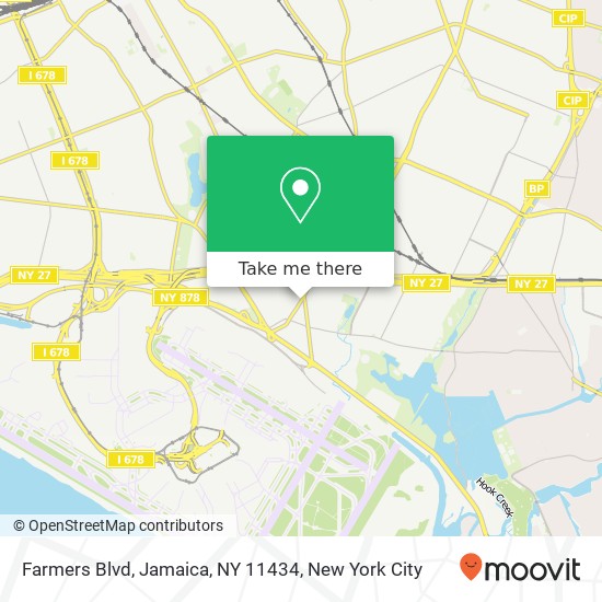 Mapa de Farmers Blvd, Jamaica, NY 11434