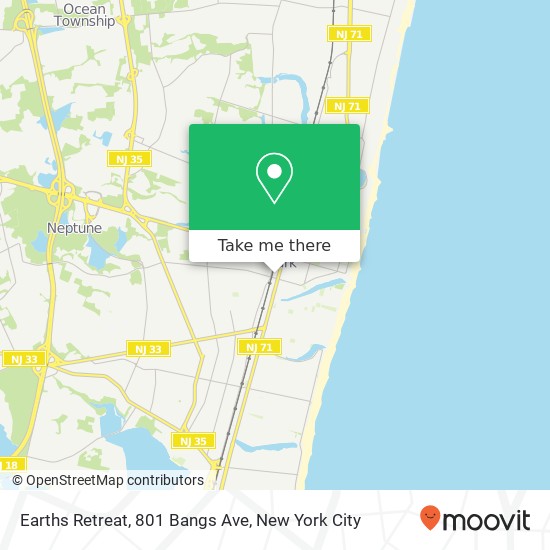 Earths Retreat, 801 Bangs Ave map