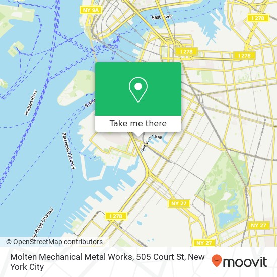 Mapa de Molten Mechanical Metal Works, 505 Court St