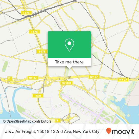 J & J Air Freight, 15018 132nd Ave map