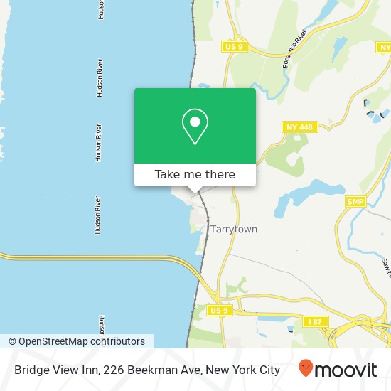 Bridge View Inn, 226 Beekman Ave map