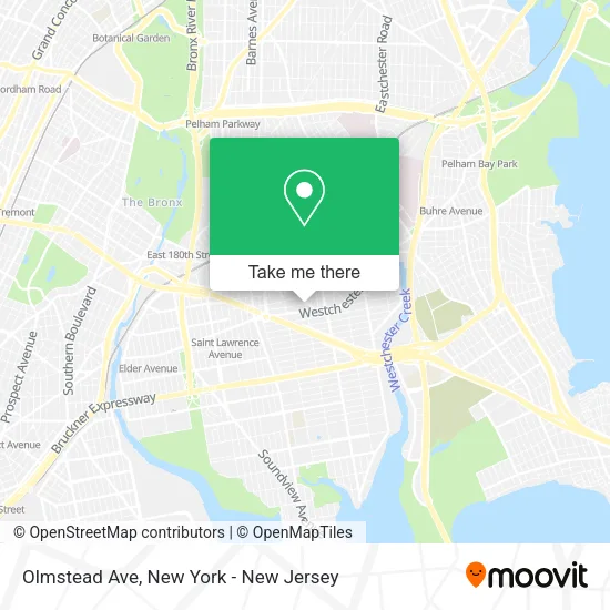 Olmstead Ave map