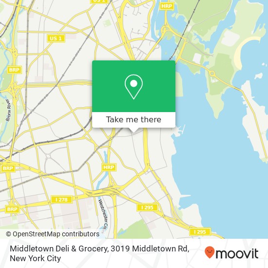 Mapa de Middletown Deli & Grocery, 3019 Middletown Rd