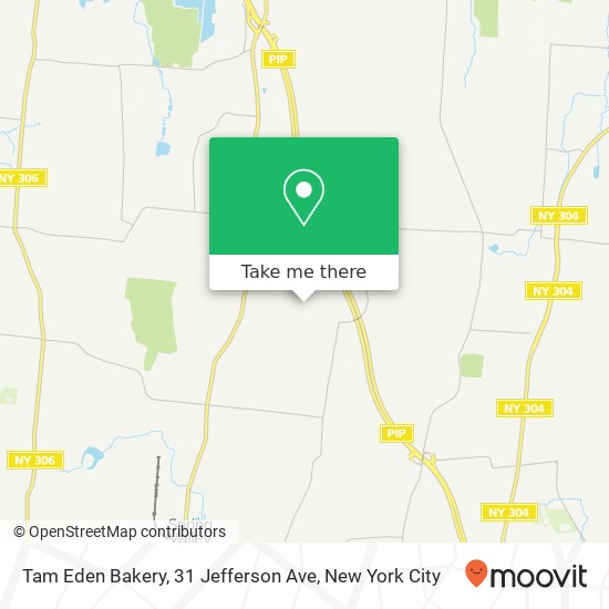 Mapa de Tam Eden Bakery, 31 Jefferson Ave