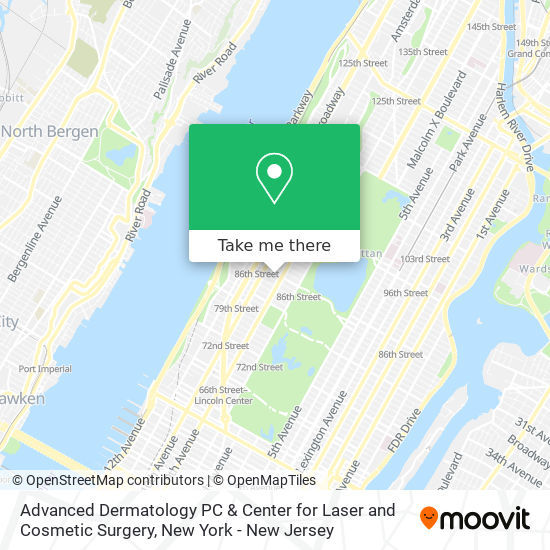 Advanced Dermatology PC & Center for Laser and Cosmetic Surgery map