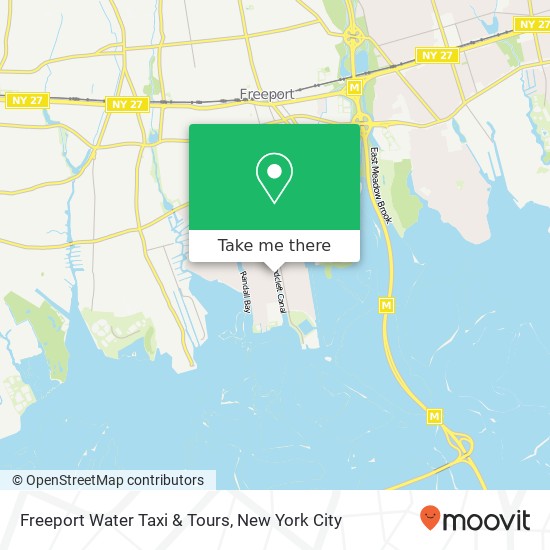 Freeport Water Taxi & Tours map