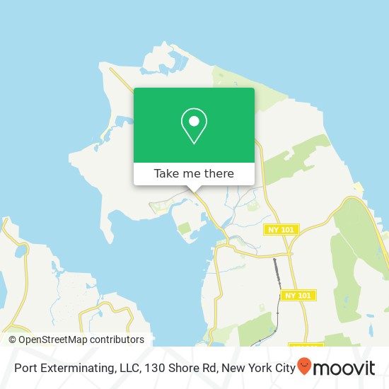 Mapa de Port Exterminating, LLC, 130 Shore Rd