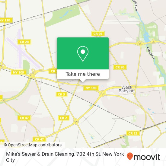 Mapa de Mike's Sewer & Drain Cleaning, 702 4th St