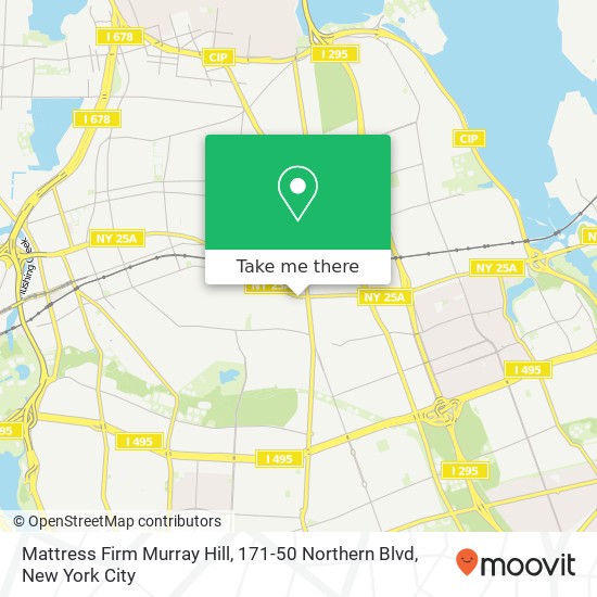 Mapa de Mattress Firm Murray Hill, 171-50 Northern Blvd