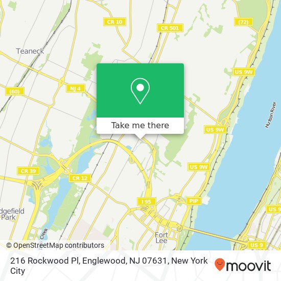 216 Rockwood Pl, Englewood, NJ 07631 map
