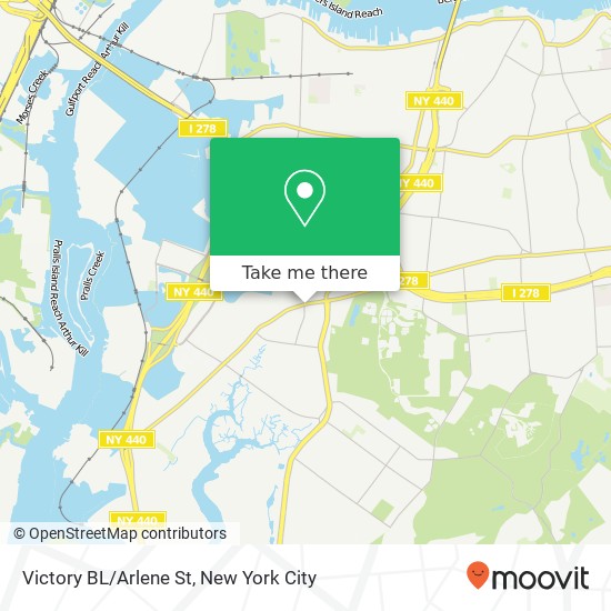 Victory BL/Arlene St map