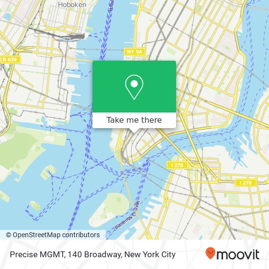 Mapa de Precise MGMT, 140 Broadway