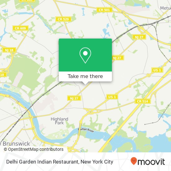 Delhi Garden Indian Restaurant map