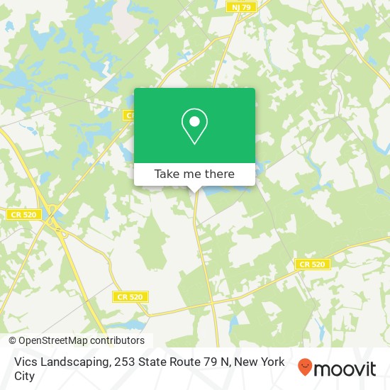 Vics Landscaping, 253 State Route 79 N map