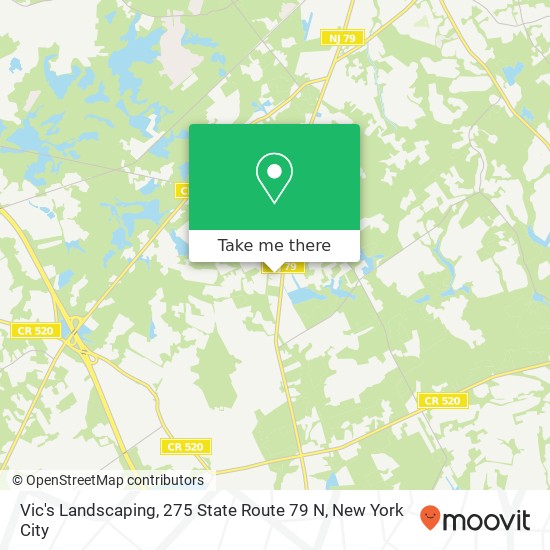 Vic's Landscaping, 275 State Route 79 N map