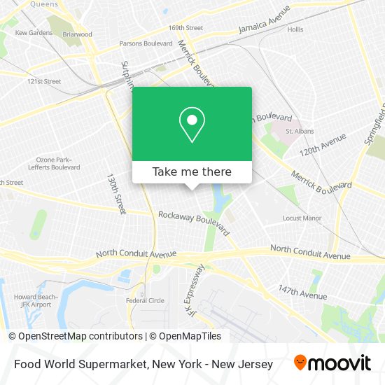 Food World Supermarket map