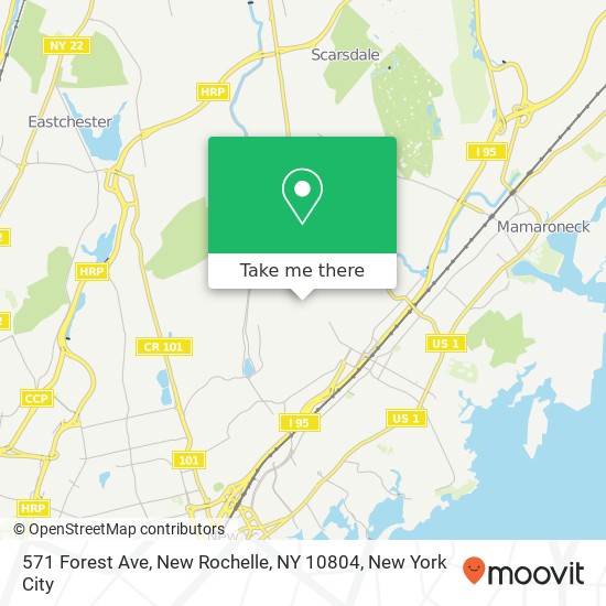 571 Forest Ave, New Rochelle, NY 10804 map