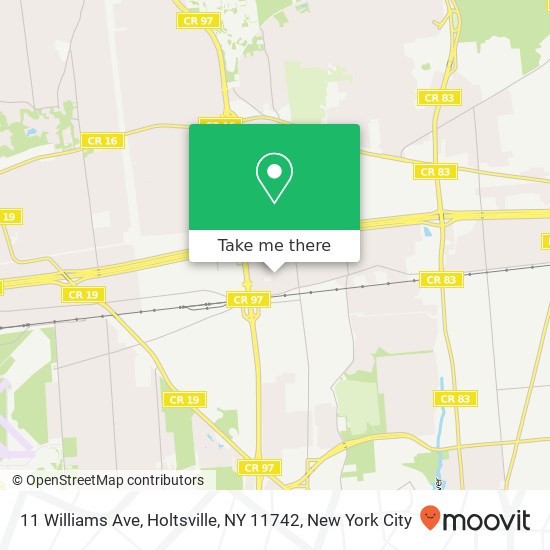 11 Williams Ave, Holtsville, NY 11742 map