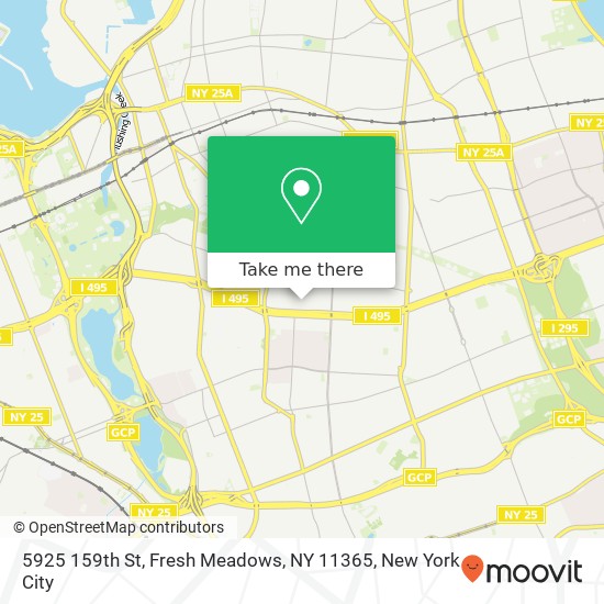 5925 159th St, Fresh Meadows, NY 11365 map