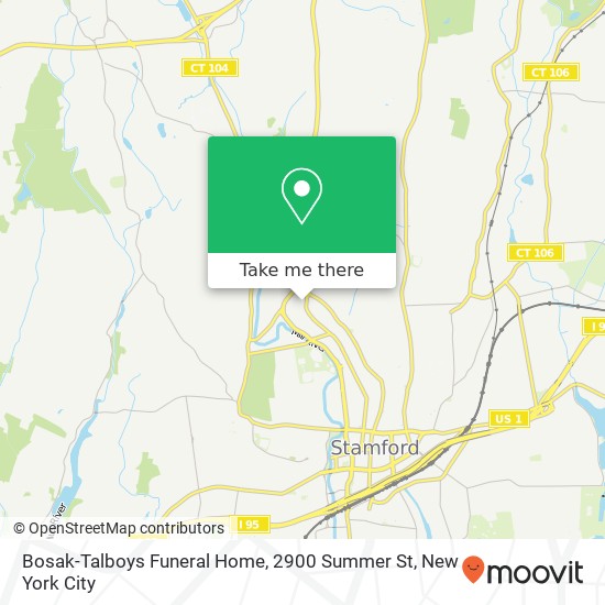 Bosak-Talboys Funeral Home, 2900 Summer St map
