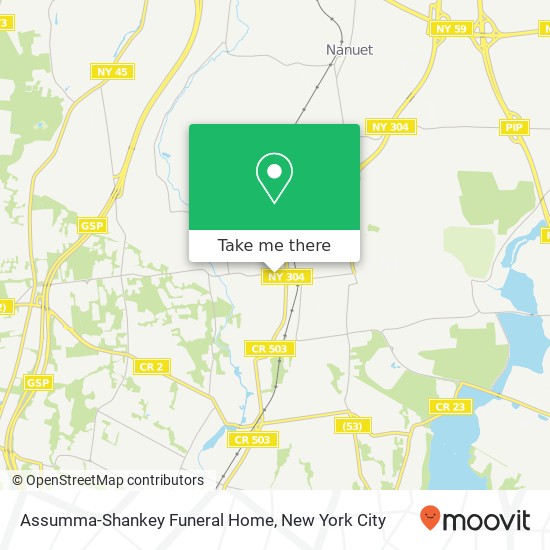 Mapa de Assumma-Shankey Funeral Home