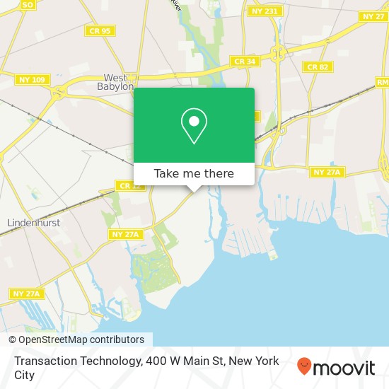 Mapa de Transaction Technology, 400 W Main St