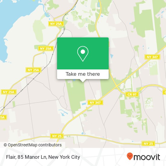 Mapa de Flair, 85 Manor Ln