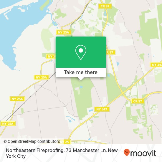 Mapa de Northeastern Fireproofing, 73 Manchester Ln