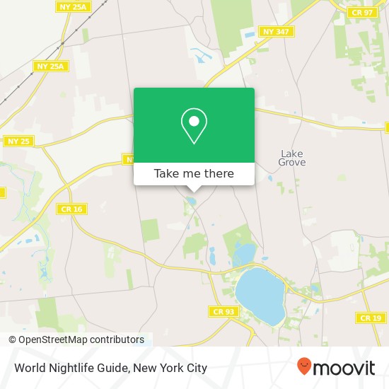 World Nightlife Guide map