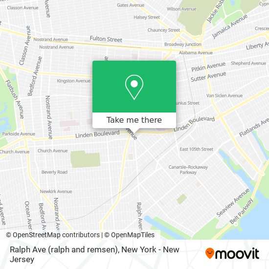 Ralph Ave (ralph and remsen) map
