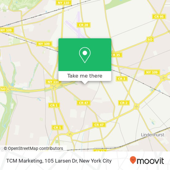 TCM Marketing, 105 Larsen Dr map
