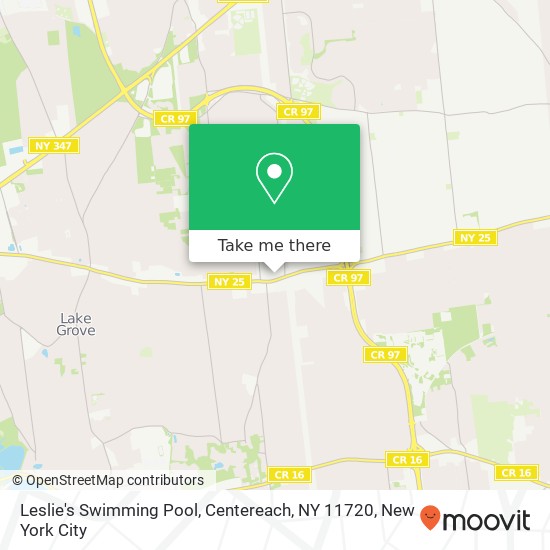 Leslie's Swimming Pool, Centereach, NY 11720 map