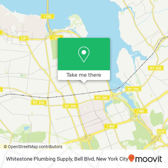 Mapa de Whitestone Plumbing Supply, Bell Blvd