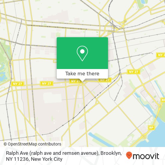 Ralph Ave (ralph ave and remsen avenue), Brooklyn, NY 11236 map