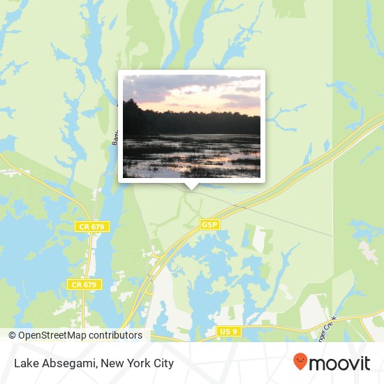 Mapa de Lake Absegami