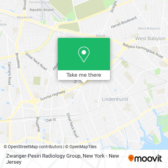 Mapa de Zwanger-Pesiri Radiology Group