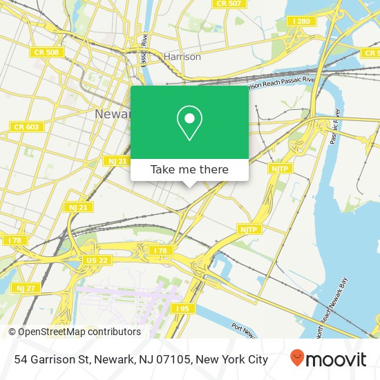 54 Garrison St, Newark, NJ 07105 map