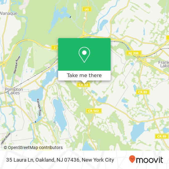 35 Laura Ln, Oakland, NJ 07436 map