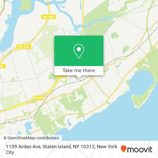 1109 Arden Ave, Staten Island, NY 10312 map