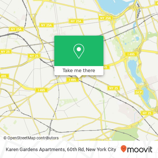Mapa de Karen Gardens Apartments, 60th Rd