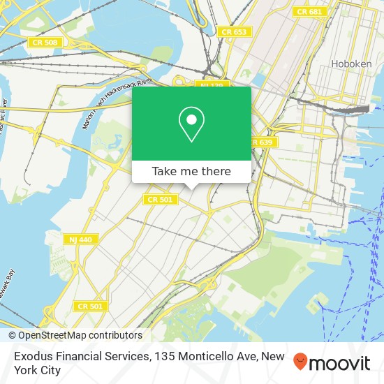 Exodus Financial Services, 135 Monticello Ave map