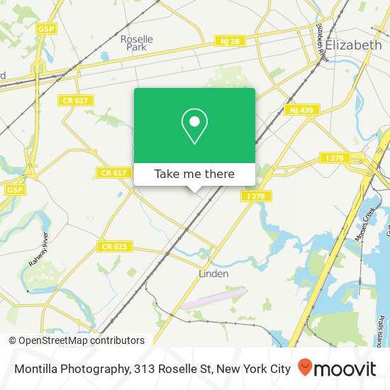 Montilla Photography, 313 Roselle St map