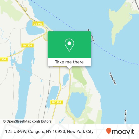 Mapa de 125 US-9W, Congers, NY 10920