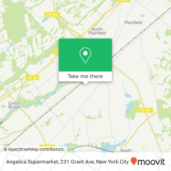 Mapa de Angelica Supermarket, 231 Grant Ave