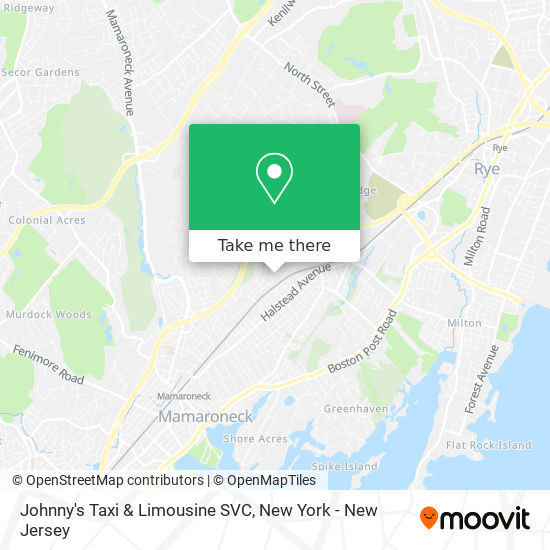 Johnny's Taxi & Limousine SVC map