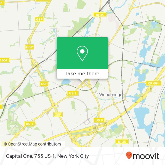 Capital One, 755 US-1 map