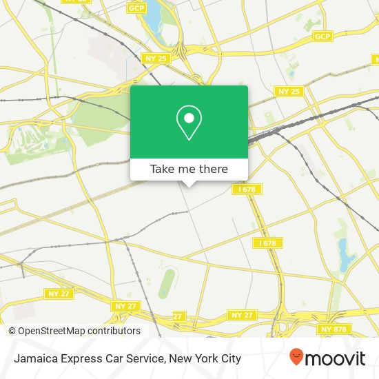 Mapa de Jamaica Express Car Service