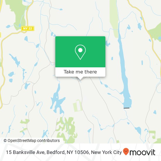 15 Banksville Ave, Bedford, NY 10506 map