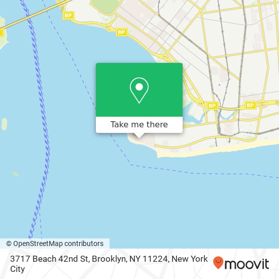 3717 Beach 42nd St, Brooklyn, NY 11224 map